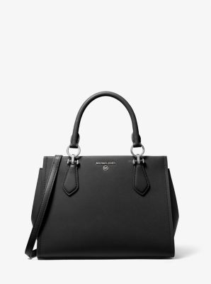 Marilyn Medium Saffiano Leather Satchel