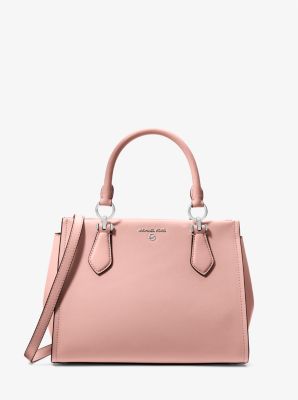 Bolso satchel Marilyn mediano de piel saffiano in ROSA | Michael Kors