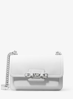 Michael Michael Kors Heather Large Shoulder Bag - Optic White