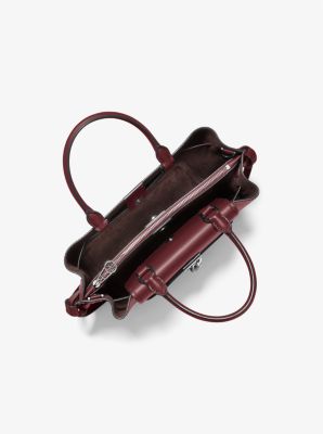 Hamilton Legacy Small Leather Belted Satchel