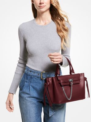 Hamilton Legacy Small Leather Belted Satchel