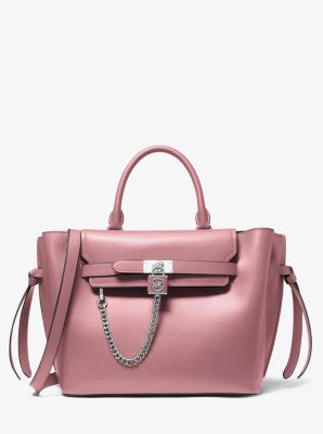 Michael Kors Hamilton Legacy Large Leather Belted Satchel