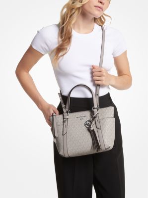 sullivan small logo top zip tote bag