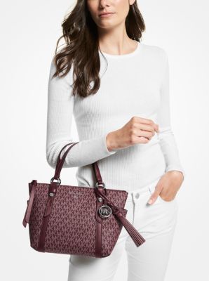 Shopper Sullivan Small mit Logo und Reißverschluss an der Oberseite