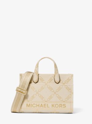 Michael Kors Hallie small Embossed Leather Messenger Bag for