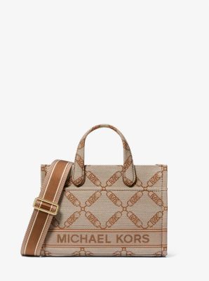 Gigi Small Empire Logo Jacquard Messenger Bag | Michael Kors