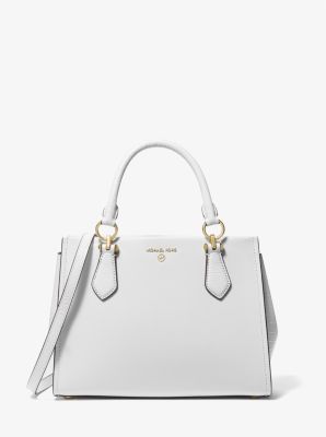 Michael Kors Marilyn Small Saffiano Leather Satchel Handbag MSRP $258