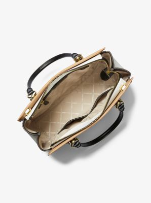 MICHAEL Michael Kors Marilyn Small Color-block Saffiano Leather Crossbody  Bag