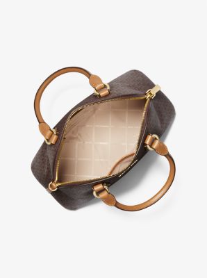 MICHAEL Michael Kors, Bags, Michael Kors Veronica Handbag Medium Black  With Gold Hardware