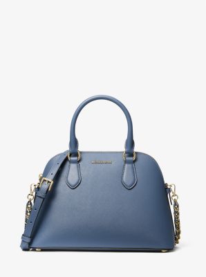 Veronica Medium Saffiano Leather Dome Satchel Michael Kors