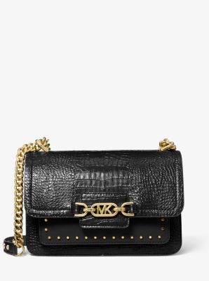 Buy Michael Kors Parker Medium Crocodile Embossed Leather Shoulder