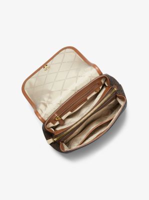 Michael Kors Women's Silver Hardware Inside Zip Pockets Backpack