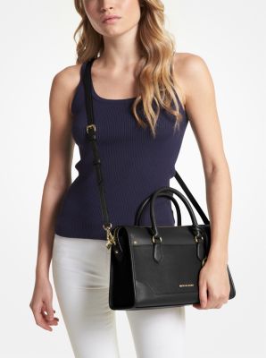 Harrison Medium Leather Satchel | Michael Kors