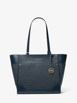 Michael kors large hot sale logo tote