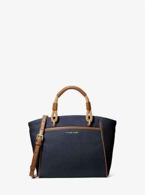Talia Small Cotton Canvas Tote Bag image number 0