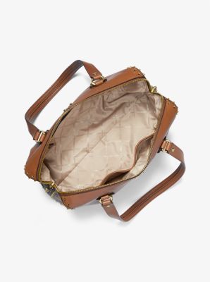 Michael Kors Astor Large Pouchette Shoulder Bag - Luggage