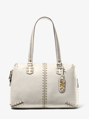 Astor Large Studded Leather Tote Bag image number 0