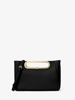 Michael Kors Small Saffiano Leather Convertible Crossbody Bag