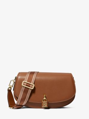 MICHAEL Michael Kors Mila Medium Sling Leather Crossbody Bag