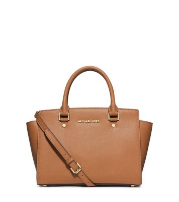 michael kors selma large brown