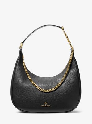 MICHAEL Michael Kors Piper Large Chain Shoulder Tote in Black