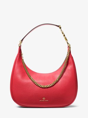 Piper Small Pebbled Leather Shoulder Bag