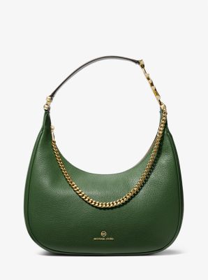 Piper Large Pebbled Leather Shoulder Bag