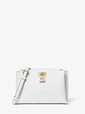 Michael Kors Truffle & Mushroom Color-Block Alessa Pebbled Leather Satchel, Best Price and Reviews