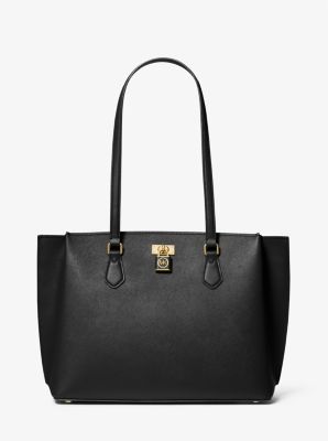 Michael Kors Outlet: Michael Ruby bag in saffiano leather - Black