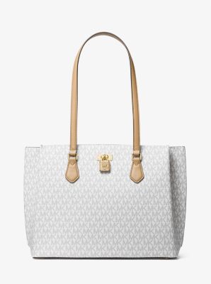 Michael Kors Women's Heritage Large Logo Tote Bag