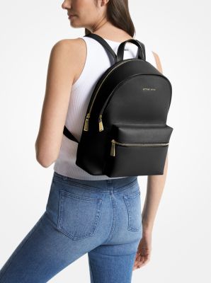 Michael Kors Printed Canvas Backpack Girl Single Size Blue