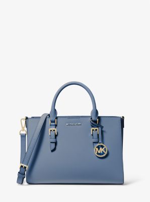 Sally Medium 2-in-1 Saffiano Leather and Logo Satchel image number 0