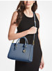 Sally Medium 2-in-1 Saffiano Leather and Logo Satchel image number 2
