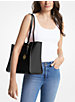 Sally Large 2-In-1 Saffiano Leather and Logo Tote Bag image number 2