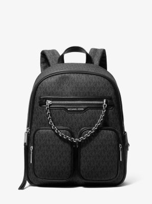 Michael Kors Elliot Medium Logo Backpack In Black | ModeSens