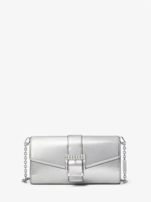 Pochette argent métallisé