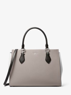 MICHAEL by Michael Kors Ava Small Colorblock Saffiano Leather Satchel Bag