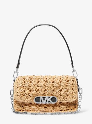 Parker Medium Woven Straw Shoulder Bag image number 0