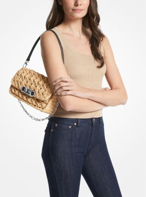 Michael kors hot sale woven handbag