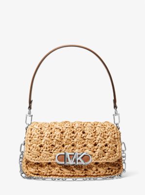 Parker Medium Woven Straw Shoulder Bag image number 0