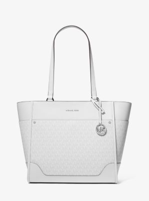 Michael kors large logo tote online bag