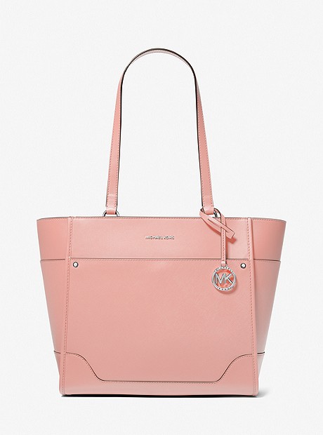 Harrison Large Leather Tote Bag - PINK - 30S3S8HT3L