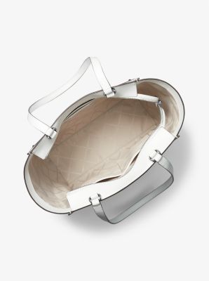 Harrison Large Leather Tote Bag Michael Kors