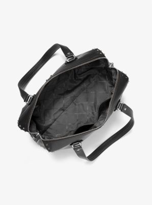 Astor Large Studded Leather Tote Bag image number 1