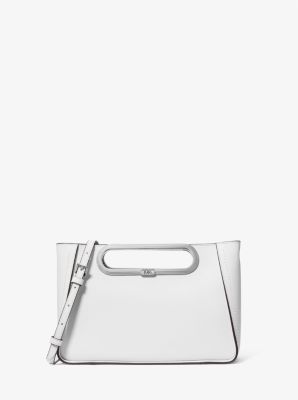 Michael Michael Kors Chelsea Large Convertible Crossbody Bag In Optic White