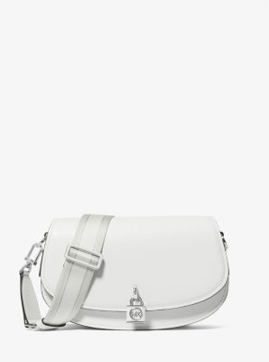 Mila Medium Leather Messenger Bag | Michael Kors