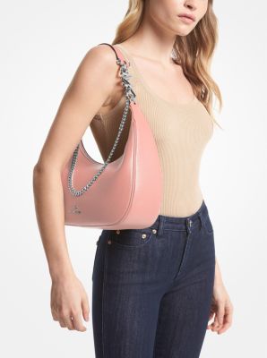 Piper Large Pebbled Leather Shoulder Bag