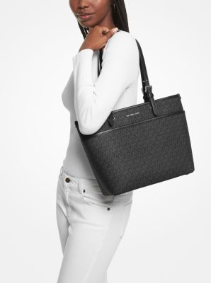 Winston Medium Signature Logo Pocket Tote Bag image number 3