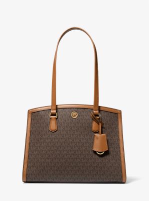 Borsa tote Chantal media con logo image number 0