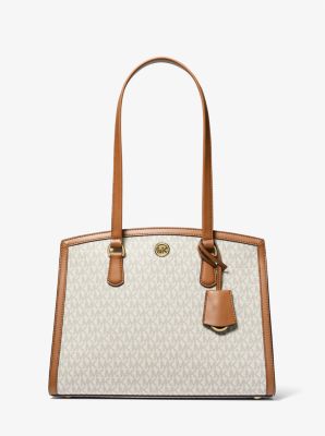 Borsa tote Chantal media con logo image number 0